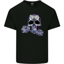 Day of the Dead Skull DOTD Mens Cotton T-Shirt Tee Top Black