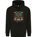 Day of the Dead Sugar Skull DOTD Childrens Kids Hoodie Black