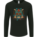 Day of the Dead Sugar Skull DOTD Mens Long Sleeve T-Shirt Black