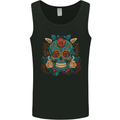 Day of the Dead Sugar Skull DOTD Mens Vest Tank Top Black