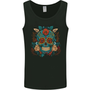 Day of the Dead Sugar Skull DOTD Mens Vest Tank Top Black