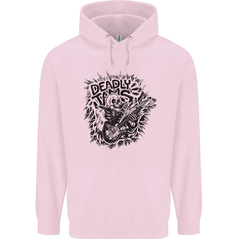 Deadly Tams Guitar Guitarist Rock Metal Punk Childrens Kids Hoodie Light Pink