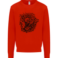 Deadly Tams Guitar Guitarist Rock Metal Punk Kids Sweatshirt Jumper Bright Red