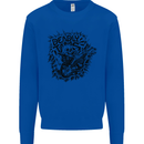 Deadly Tams Guitar Guitarist Rock Metal Punk Kids Sweatshirt Jumper Royal Blue