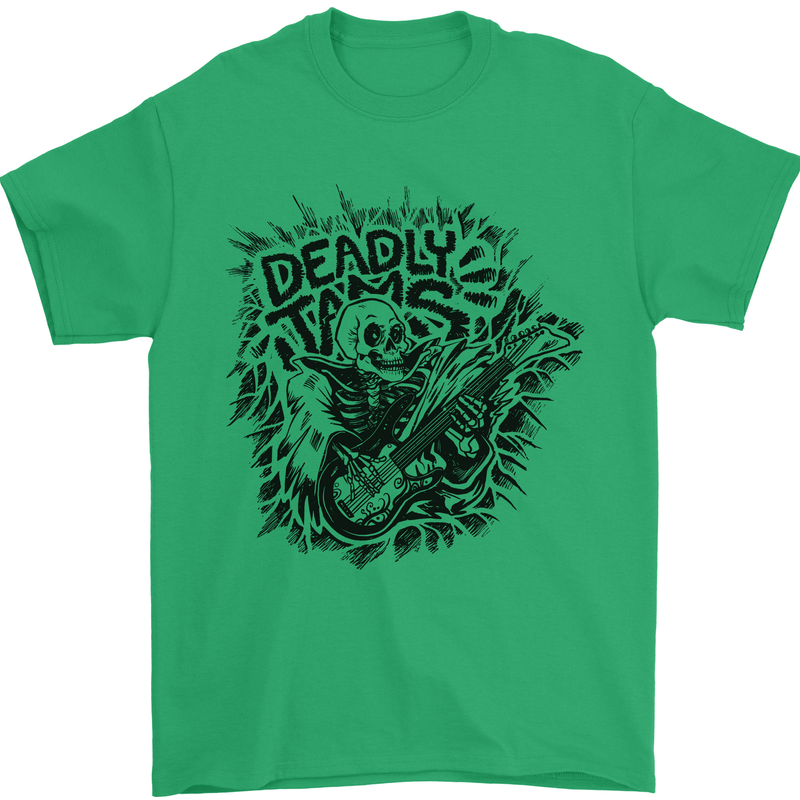 Deadly Tams Guitar Guitarist Rock Metal Punk Mens T-Shirt 100% Cotton Irish Green