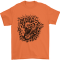 Deadly Tams Guitar Guitarist Rock Metal Punk Mens T-Shirt 100% Cotton Orange