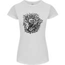 Deadly Tams Guitar Guitarist Rock Metal Punk Womens Petite Cut T-Shirt White