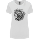Deadly Tams Guitar Guitarist Rock Metal Punk Womens Wider Cut T-Shirt White
