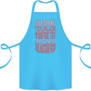 Dear Parents Funny Teacher Teaching Cotton Apron 100% Organic Turquoise