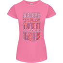 Dear Parents Funny Teacher Teaching Womens Petite Cut T-Shirt Azalea