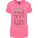 Dear Parents Funny Teacher Teaching Womens Wider Cut T-Shirt Azalea