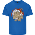 Dear Santa Funny Equestrian Horse Christmas Kids T-Shirt Childrens Royal Blue