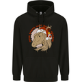 Dear Santa Funny Equestrian Horse Christmas Mens 80% Cotton Hoodie Black