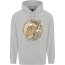 Dear Santa Funny Horse Equestrian Christmas Childrens Kids Hoodie Sports Grey