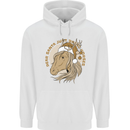 Dear Santa Funny Horse Equestrian Christmas Childrens Kids Hoodie White