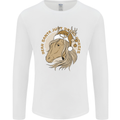 Dear Santa Funny Horse Equestrian Christmas Mens Long Sleeve T-Shirt White