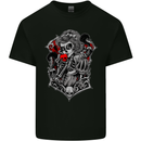 Death Apple Day of the Dead La Catrina Mens Cotton T-Shirt Tee Top Black