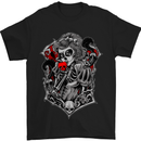Death Apple Day of the Dead La Catrina Mens T-Shirt Cotton Gildan Black