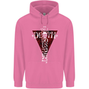 Death Do Us Part Gothic Skull Biker Cross Childrens Kids Hoodie Azalea