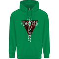 Death Do Us Part Gothic Skull Biker Cross Childrens Kids Hoodie Irish Green