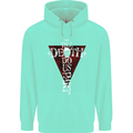Death Do Us Part Gothic Skull Biker Cross Childrens Kids Hoodie Peppermint