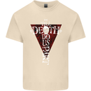 Death Do Us Part Gothic Skull Biker Cross Mens Cotton T-Shirt Tee Top Natural