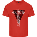Death Do Us Part Gothic Skull Biker Cross Mens Cotton T-Shirt Tee Top Red