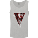 Death Do Us Part Gothic Skull Biker Cross Mens Vest Tank Top Sports Grey