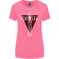 Death Do Us Part Gothic Skull Biker Cross Womens Wider Cut T-Shirt Azalea