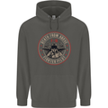 Death From Above F-16 Fighter Pilot RAF Childrens Kids Hoodie Storm Grey