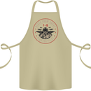 Death From Above F-16 Fighter Pilot RAF Cotton Apron 100% Organic Khaki