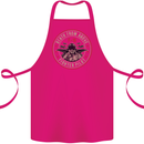 Death From Above F-16 Fighter Pilot RAF Cotton Apron 100% Organic Pink