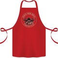 Death From Above F-16 Fighter Pilot RAF Cotton Apron 100% Organic Red