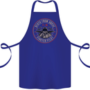 Death From Above F-16 Fighter Pilot RAF Cotton Apron 100% Organic Royal Blue