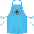 Death From Above F-16 Fighter Pilot RAF Cotton Apron 100% Organic Turquoise