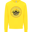 Death From Above F-16 Fighter Pilot RAF Kids Sweatshirt Jumper Yellow