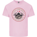 Death From Above F-16 Fighter Pilot RAF Kids T-Shirt Childrens Light Pink