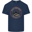 Death From Above F-16 Fighter Pilot RAF Kids T-Shirt Childrens Navy Blue