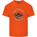 Death From Above F-16 Fighter Pilot RAF Kids T-Shirt Childrens Orange