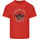 Death From Above F-16 Fighter Pilot RAF Kids T-Shirt Childrens Red
