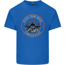 Death From Above F-16 Fighter Pilot RAF Kids T-Shirt Childrens Royal Blue