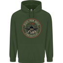 Death From Above F-16 Fighter Pilot RAF Mens 80% Cotton Hoodie Forest Green