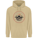 Death From Above F-16 Fighter Pilot RAF Mens 80% Cotton Hoodie Sand