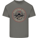 Death From Above F-16 Fighter Pilot RAF Mens Cotton T-Shirt Tee Top Charcoal