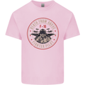 Death From Above F-16 Fighter Pilot RAF Mens Cotton T-Shirt Tee Top Light Pink