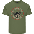 Death From Above F-16 Fighter Pilot RAF Mens Cotton T-Shirt Tee Top Military Green
