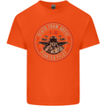 Death From Above F-16 Fighter Pilot RAF Mens Cotton T-Shirt Tee Top Orange