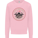 Death From Above F-16 Fighter Pilot RAF Mens Sweatshirt Jumper Light Pink