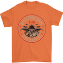 Death From Above F-16 Fighter Pilot RAF Mens T-Shirt Cotton Gildan Orange