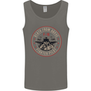 Death From Above F-16 Fighter Pilot RAF Mens Vest Tank Top Charcoal